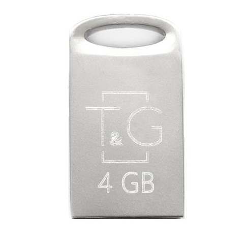 USB Flash 4 GB T&G 105 Metal Silver UA 09873 фото