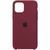 Silicone case iPhone 11 Pro marsala 21970 фото
