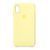 Silicone case iPhone X/XS mellow yellow 18670 фото