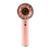Вентилятор з акумулятором Fan Handheld LX66 pink 47276 фото