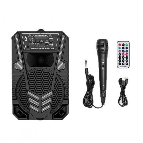 Колонка Bluetooth Hoco DS06 + мікрофон black 21304 фото