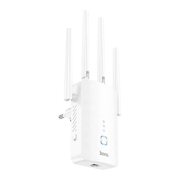 Підсилювач сигналу USB Wi-Fi Hoco HI35 white 42793 фото