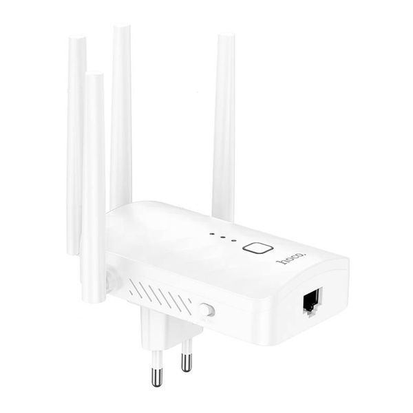 Підсилювач сигналу USB Wi-Fi Hoco HI35 white 42793 фото
