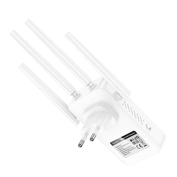 Підсилювач сигналу USB Wi-Fi Hoco HI35 white 42793 фото