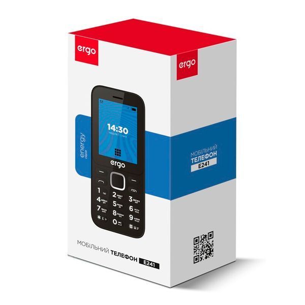 Телефон Ergo E241 Blue UA 47382 фото