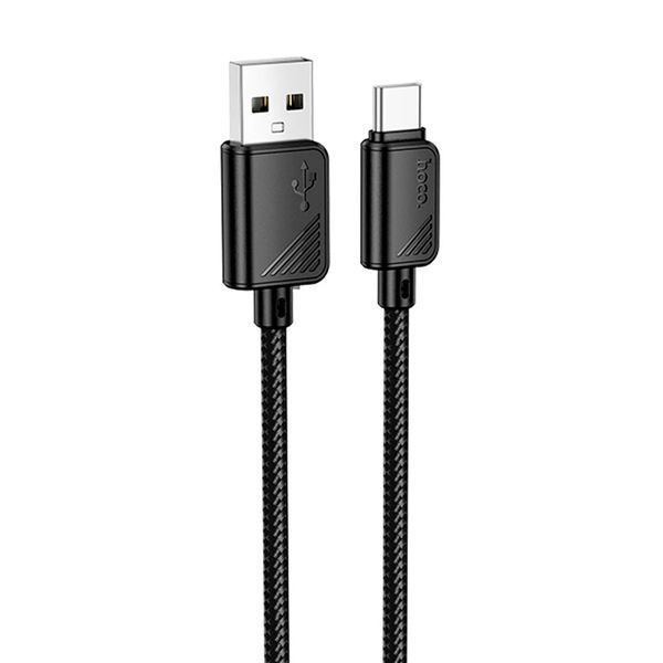 USB Cable Hoco Type-C X113 1m black 46052 фото