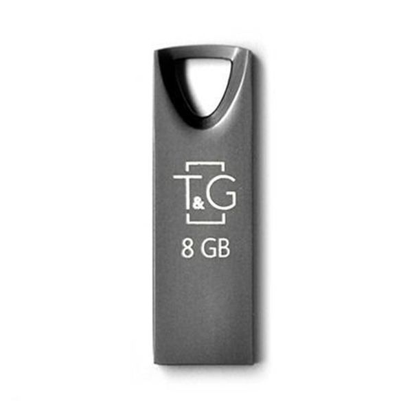 USB Flash 8 GB T&G 117 Metal Black UA 28270 фото