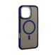 Силікон iPhone 16 MagSafe All-Round black-blue 38521 фото 1