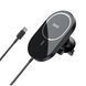 Автотримач з бездротовою зарядкою Hoco CA90 MagSafe 15W black 25662 фото 4