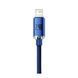 Кабель Baseus Crystal Shine Series Lightning 2.4A (2m) blue 10046 фото 2