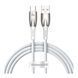 USB Cable Baseus Glimmer Series Fast Charging Type-C 100W (1m) white 13031 фото 2