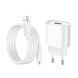 МЗП Hoco C109А 18W/3A (1USB) + cable Micro white 30833 фото 3