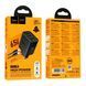 МЗП Hoco N75 PD 65W/3A GaN QC3.0 (1USB/2USB-C)+cable Type-C to Type-C black 44915 фото 1