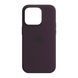 Silicone case iPhone 14 Pro with MagSafe elderberry 33684 фото 1