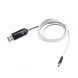 USB Cable Hoco Type-C U29 LED 2A 1 m white 04193 фото 1