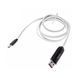 USB Cable Hoco Type-C U29 LED 2A 1 m white 04193 фото 2