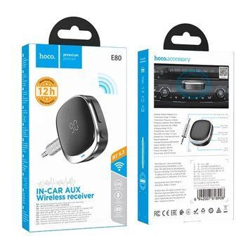 Bluetooth Audio Reciver Hoco E80 black 39628 фото