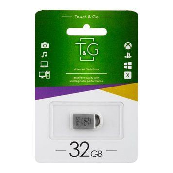 USB Flash 32 GB T&G 107 Metal Silver UA 09874 фото