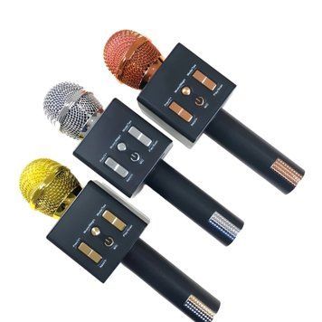 Мікрофон караоке bluetooth USB SD FM MC872 37853 фото