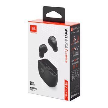 Навушники JBL Wave Buds black UA 49285 фото