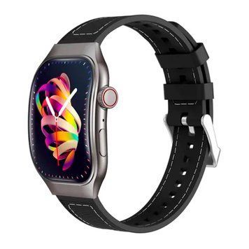 Смарт-годинник H7 LaxaSfit Amoled black 45721 фото
