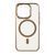 Силікон iPhone 16 Pro Max MagSafe Sheen series electroplate gold 04129 фото