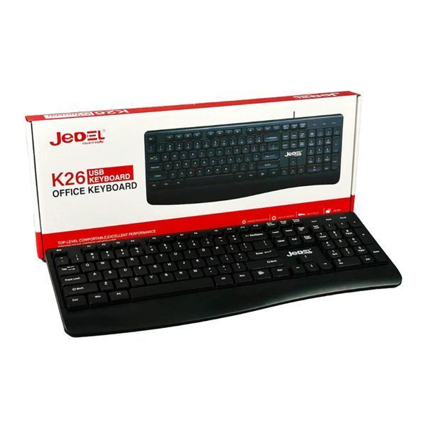 Клавіатура JEDEL K26 black 42480 фото
