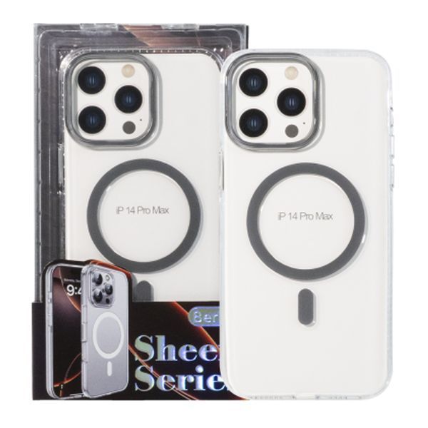 Накладка iPhone 16 Pro Max MagSafe Sheen series PC gray 09931 фото