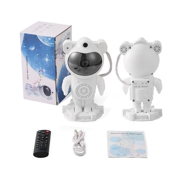 Нiчник Колонка Astronaut Star Bluetooth Big white 35033 фото