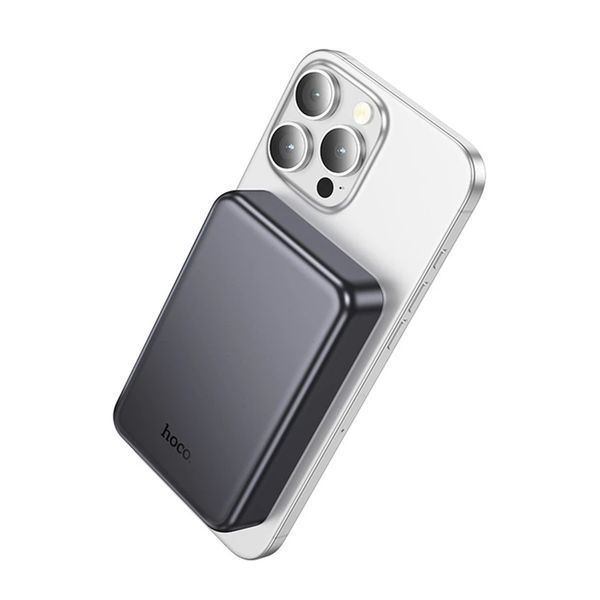 Power Bank 10000 mAh Hoco J160A PD20W magnetic fast charging Metal gray 44451 фото