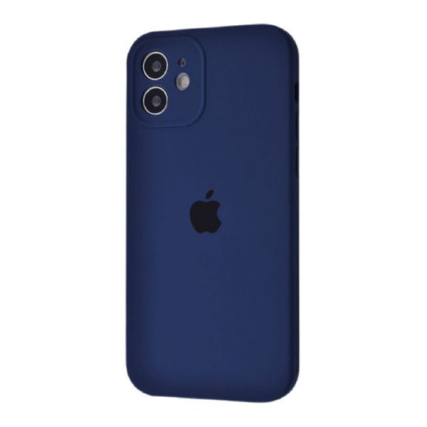 Silicone case Full camera iPhone 12 Pro Max deep navy 34204 фото