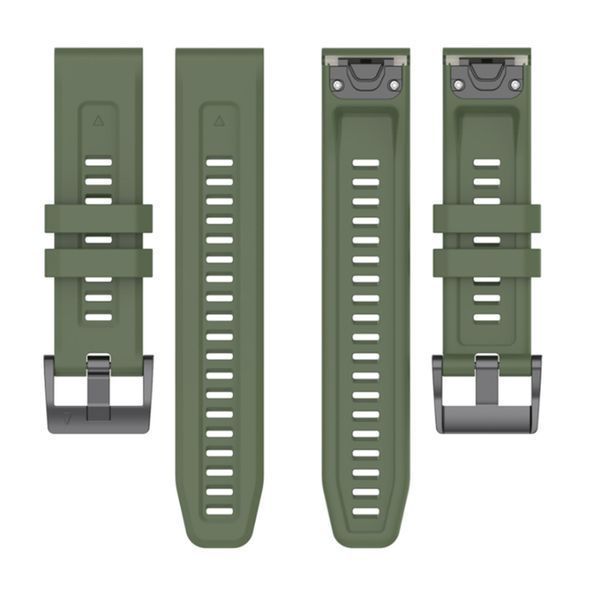 Універсальний ремінець 22mm silicone khaki 29531 фото