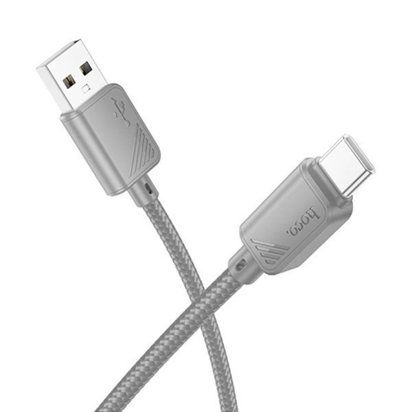 USB Cable Hoco Type-C X113 1m grey 46051 фото