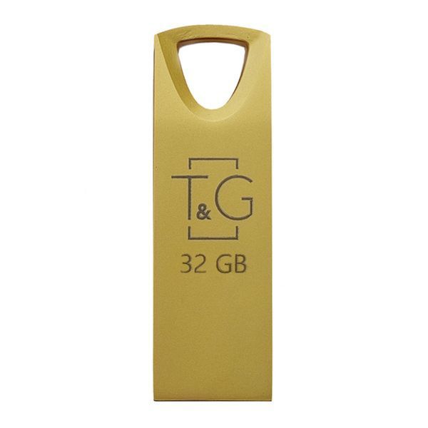 USB Flash 32 GB T&G 117 Metal Gold UA 28266 фото