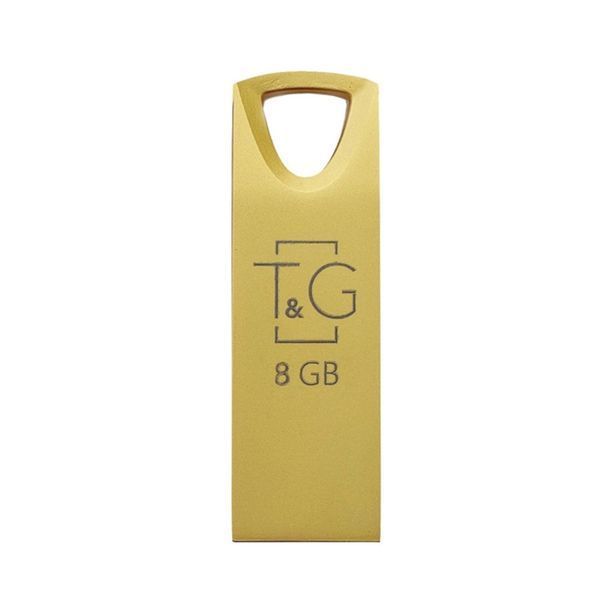 USB Flash 8 GB T&G 117 Metal Gold UA 28271 фото