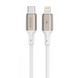 Cable Proove Flex metal Type-C to lightning 27W/3A 1m white 40782 фото 2