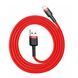 USB Cable Baseus Cafule Lightning 1.5A (2m) red 00619 фото 3
