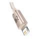 USB Cable Baseus Crystal Shine Series Lightning 2.4A (2m) pink 10113 фото 4
