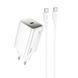МЗП Hoco N48 65W + cable Type-C to Type-C white 19093 фото 3