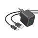 МЗП Hoco CS12A 18W/3A + cable Type-C black 36255 фото 2