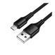 USB Cable Hoco Micro usb X120 1m black 08183 фото 2
