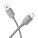 USB Cable Hoco Type-C X113 1m grey 46051 фото 2
