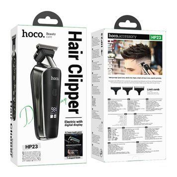 Машинка для стрижки Hoco HP23 black 40398 фото