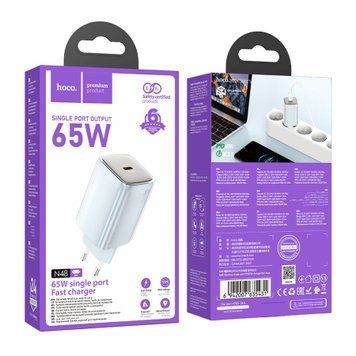 МЗП Hoco N48 PD 65W (1USB-C) blue 20745 фото