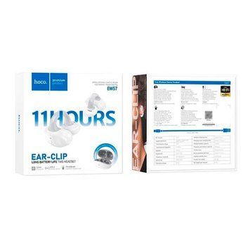 Навушники Air Bluetooth Hoco EW57 Auspicious clip-on white 35309 фото