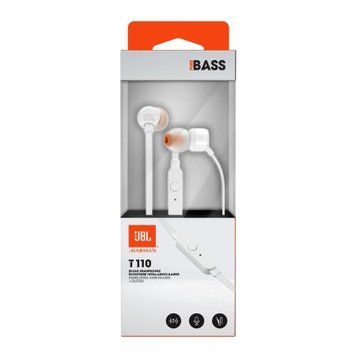 Навушники JBL T110 + мік white 39814 фото