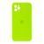 Silicone case Full camera iPhone 13 neon green 31697 фото