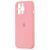 Silicone case Full camera iPhone 14 Pro Max pink 33132 фото