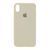 Silicone case Full iPhone X/XS antique white 33563 фото