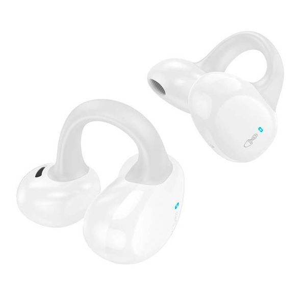 Навушники Air Bluetooth Hoco EW57 Auspicious clip-on white 35309 фото
